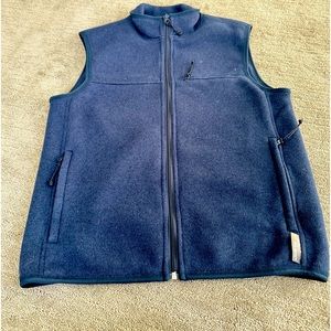 Men's Navy Blue Fleece Vest